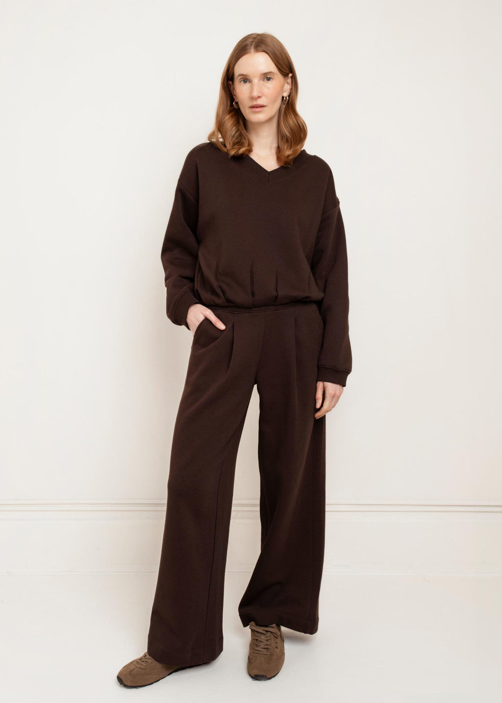 Emma V Neck Blouson | USA