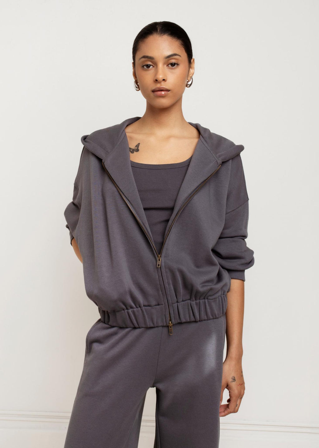 Brea Zip-Up Hoodie | USA
