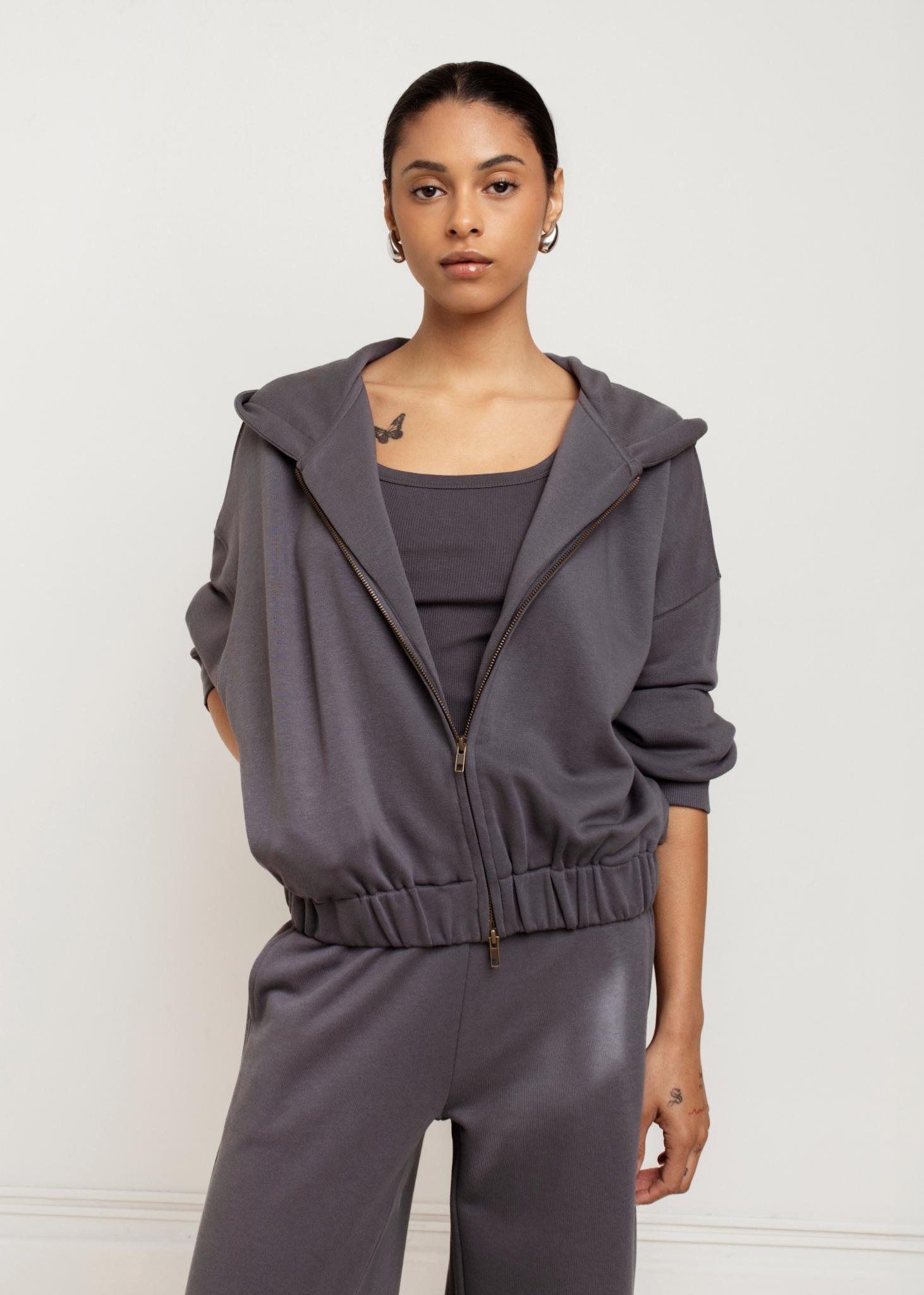 Brea Zip-Up Hoodie | USA