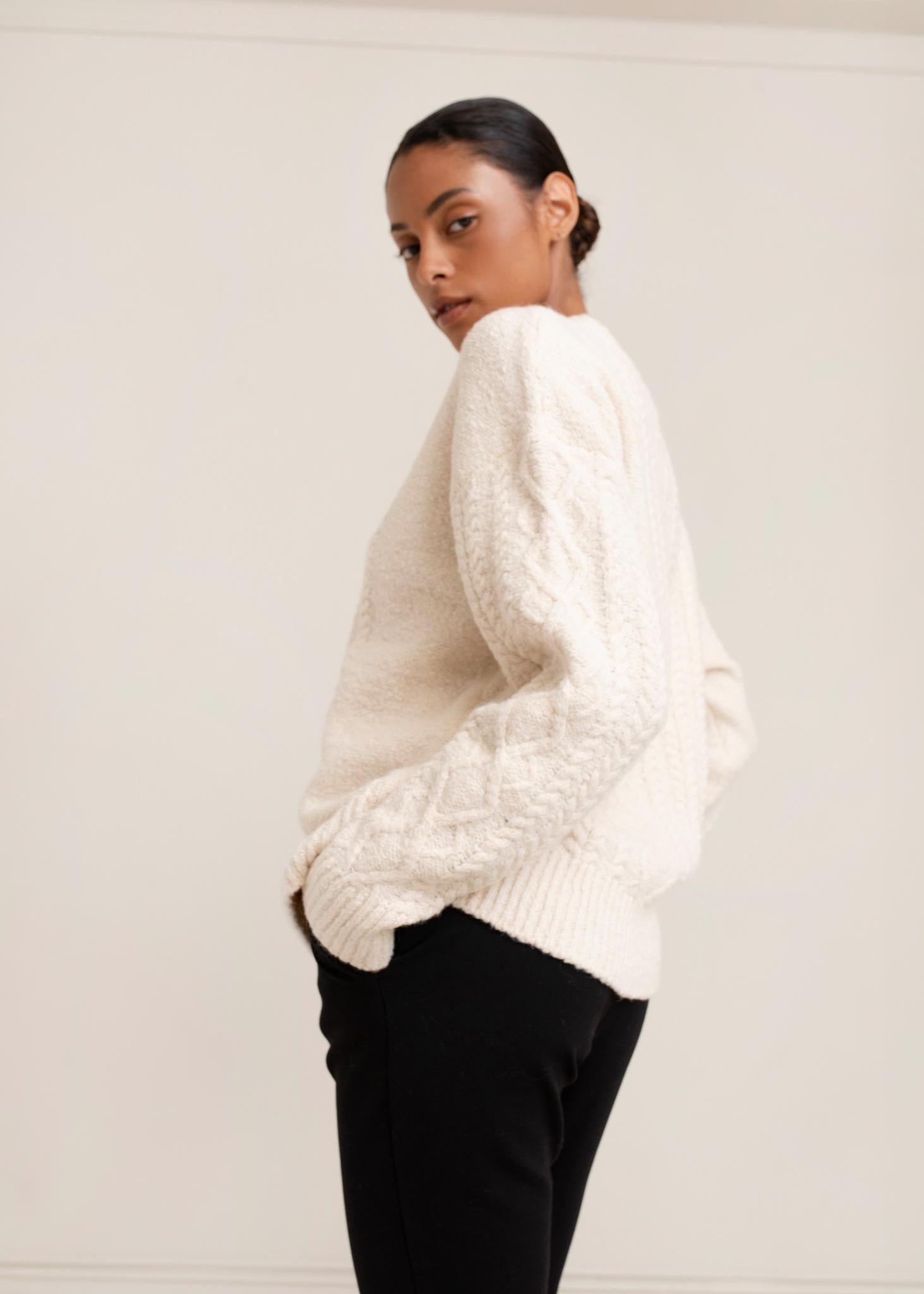 Rayna Cable Sweater | USA