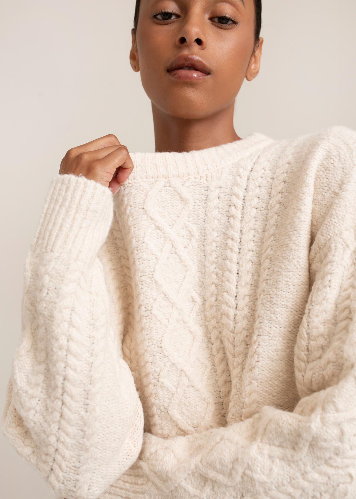 Rayna Cable Sweater | USA