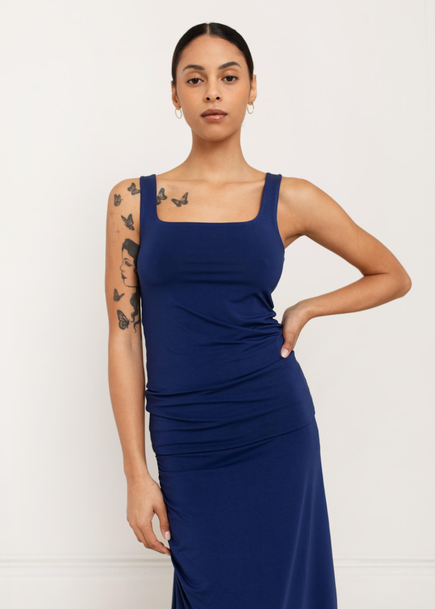 Alina Double Layered Tank | USA