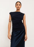 Greta Rouched Tee | USA